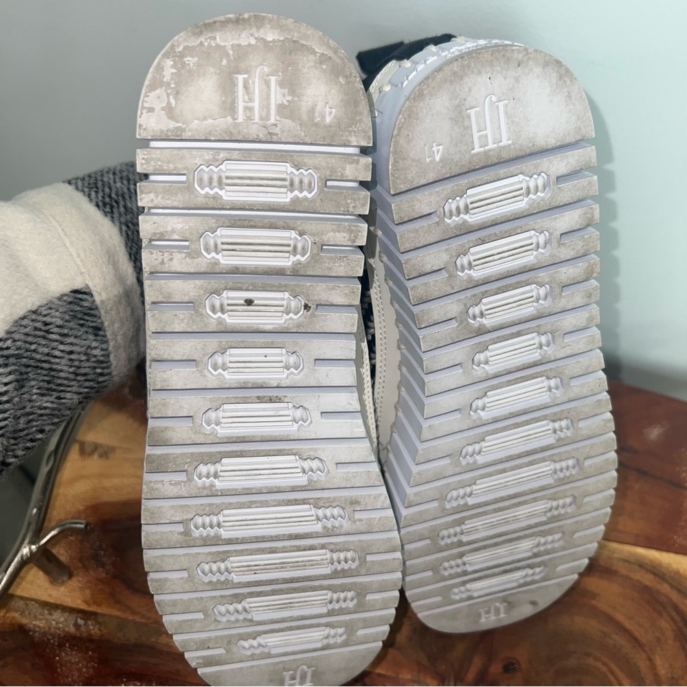 Ilse Jacobsen Tulip Platform Sneakers Black White Shoes EU 41 / US 10 - Picture 9 of 9